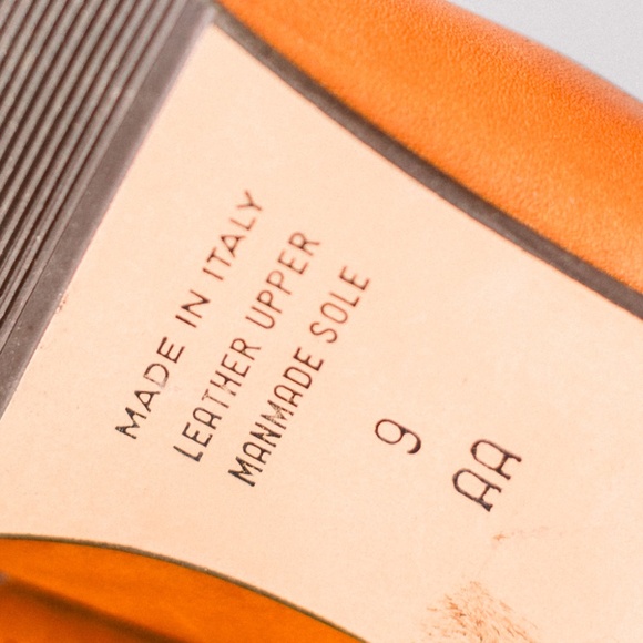 Sudini Vintage - Golden Caramel Italian Leather - Lace Back Boots -W Size 9 - Picture 9 of 11